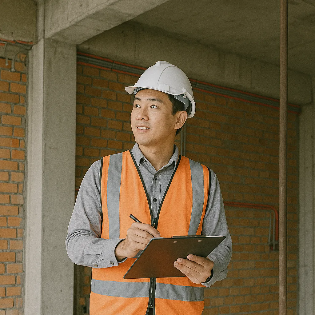 Đội ngũ nhân viên Phúc Thịnh khảo sát mặt bằng thi công lắp đặt nội thất văn phòng