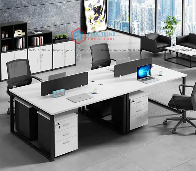 Cụm bàn làm việc 4 người CUMPT 13