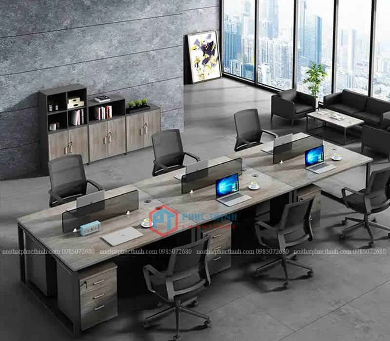 Cụm bàn làm việc 6 người CUMPT 14