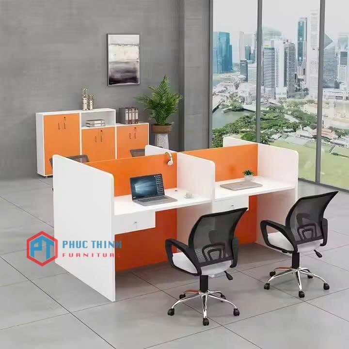 Bàn làm việc cụm có vách ngăn CUMPT 60