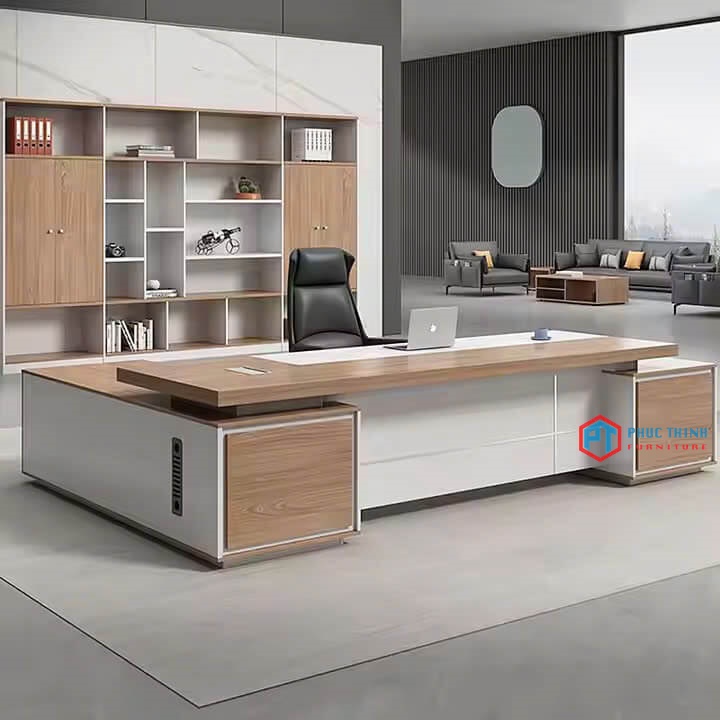 Bàn giám đốc chân chữ C hiện đại BGDPT 40