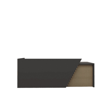 Bàn lễ tân gỗ công nghiệp hiện đại BLTPT 01