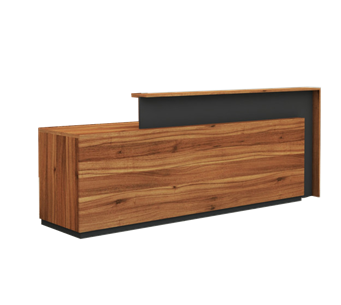 Bàn lễ tân gỗ công nghiệp thiết kế đẹp BLTPT 04