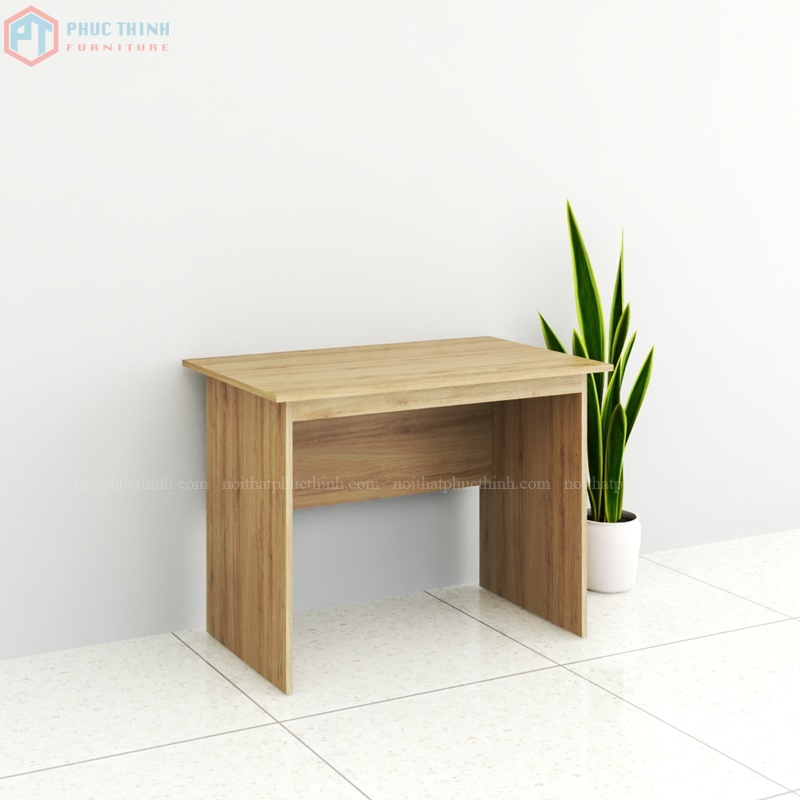Bàn làm việc không hộc 1m B100