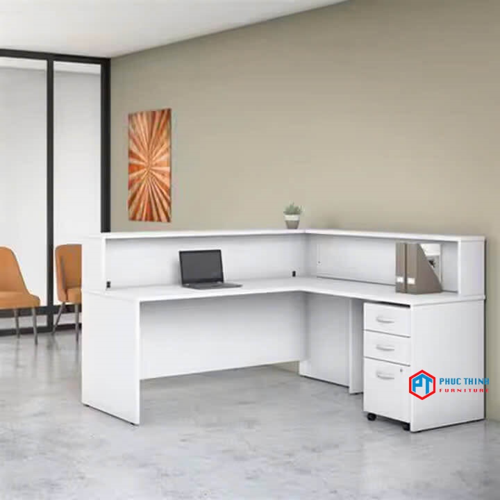 Bàn làm việc chữ L hiện đại BLVPT18