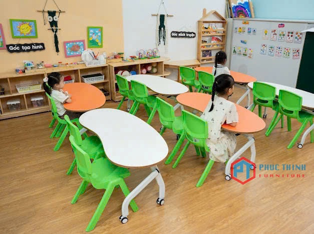 Bàn học đào tạo lượn sóng BDTPT04