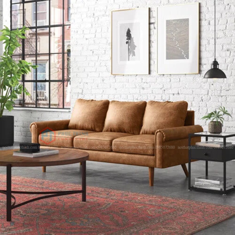 Sofa văng da 3 chỗ ngồi SFPT 09