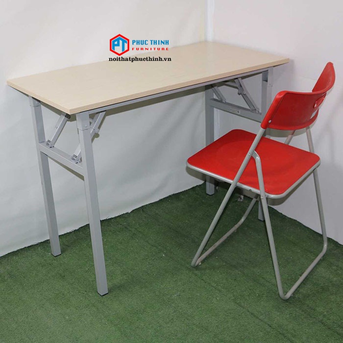 Bàn làm việc chân sắt gấp 1m