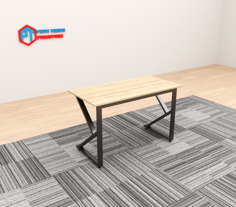 Bàn làm việc chân sắt chữ K