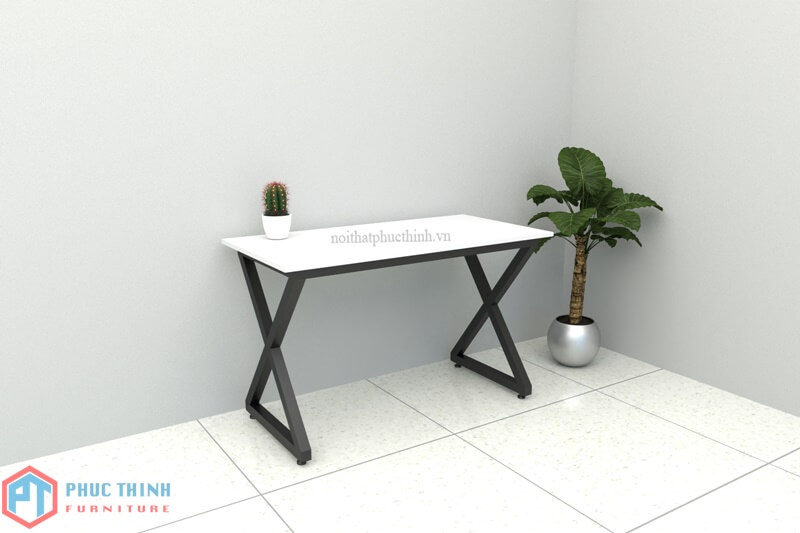 Bàn làm việc chân sắt chữ X