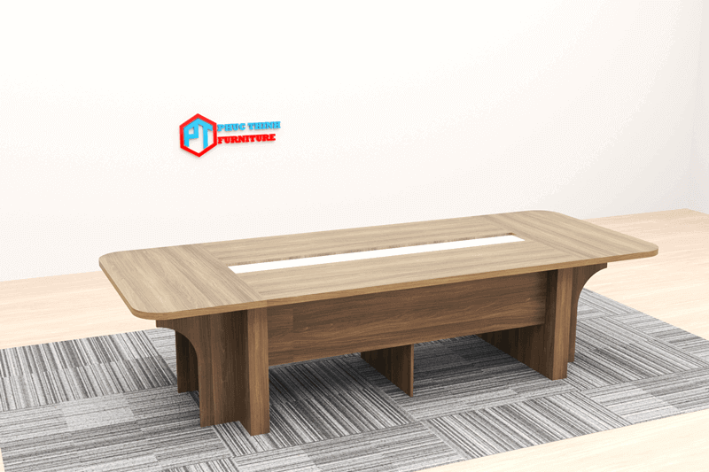 Bàn họp chân gỗ 3m2 BHPT 18