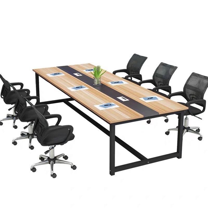 Bàn họp chân sắt 2m4 CS243