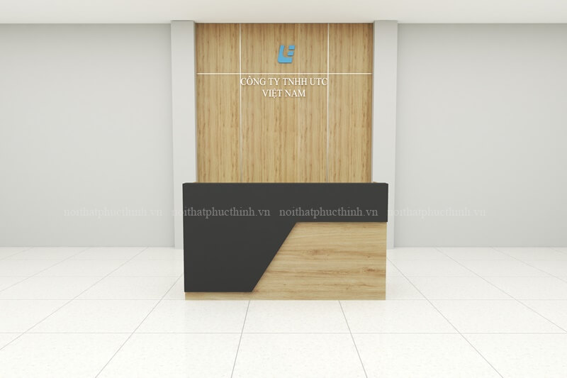 Bàn lễ tân hiện đại đơn giản BLTPT 05