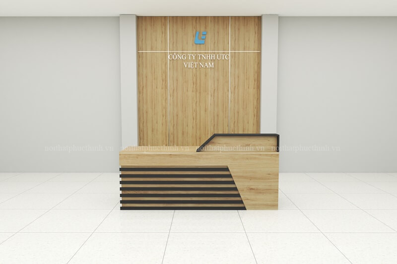 Bàn lễ tân hiện đại BLTPT 08