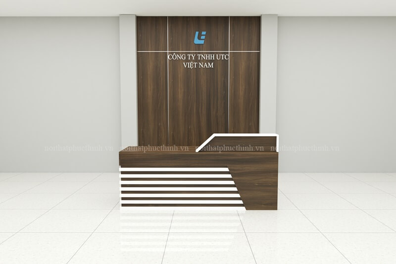 Bàn lễ tân hiện đại BLTPT 08