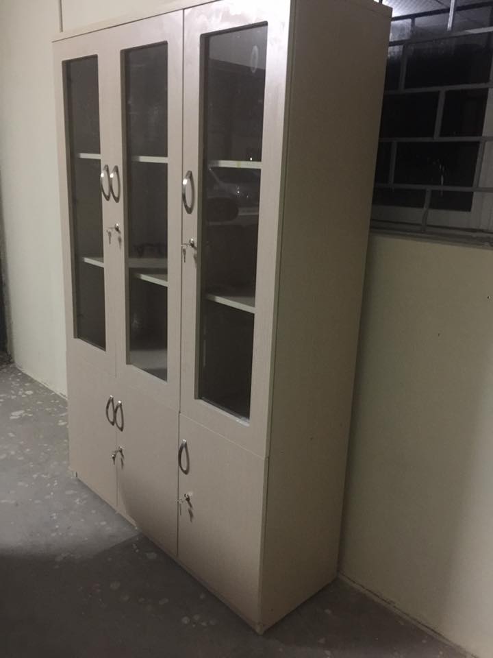 Tủ hồ sơ 3 cánh kính THS3KGR