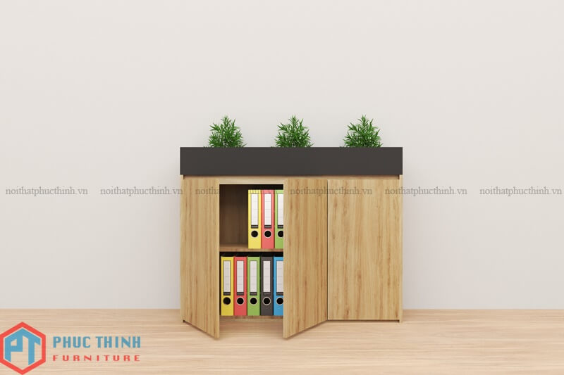 Tủ tài liệu có máng cây THSPT 18